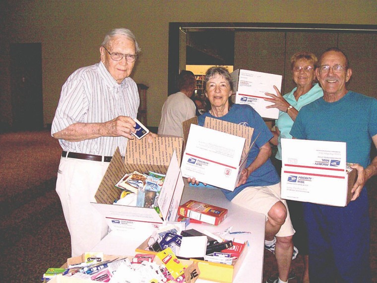 Care packages prepared by ARC
